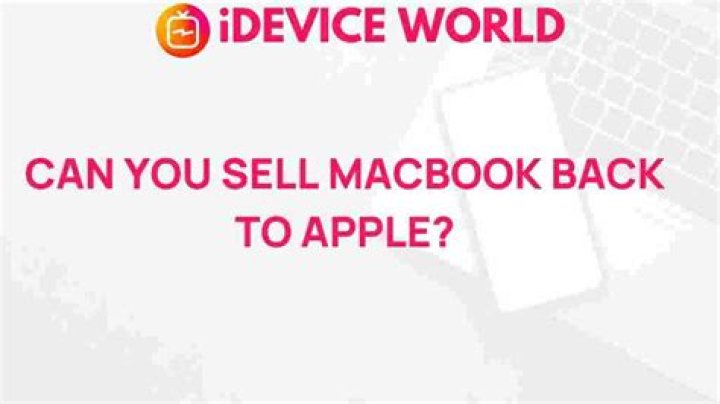 Can you sell your Mac back to Apple?