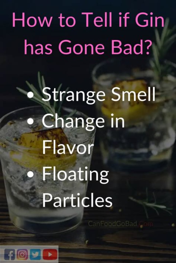 Does gin go bad?