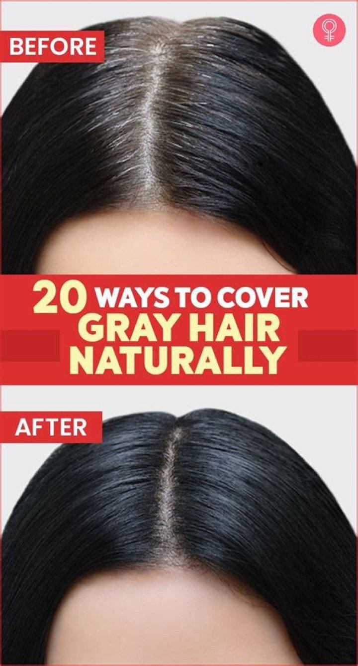 How can I cover my gray hair naturally?