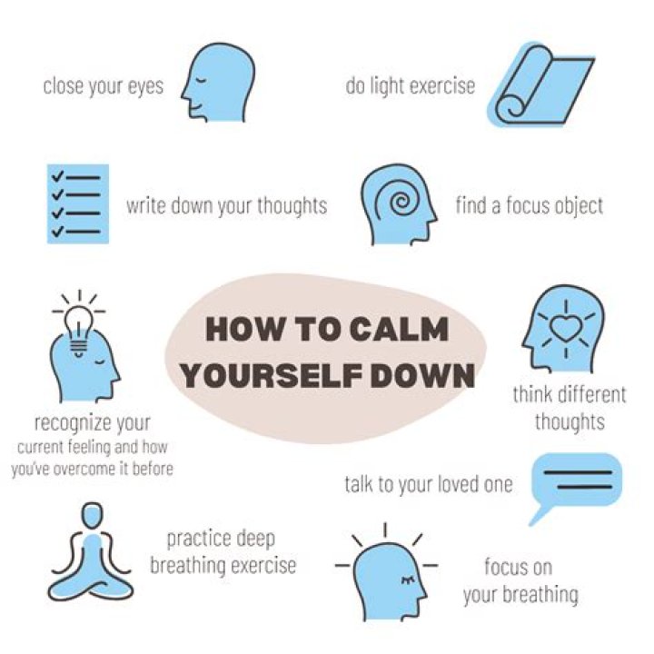 How do you calm down someone with anxiety?