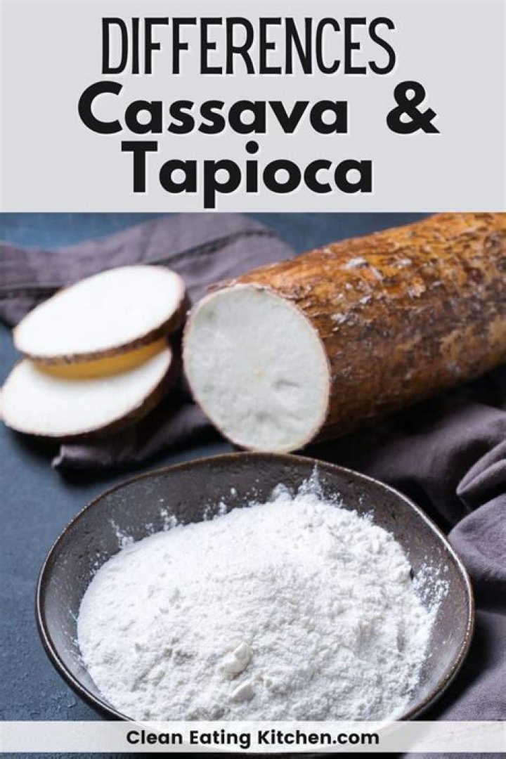 Is cassava and tapioca same?