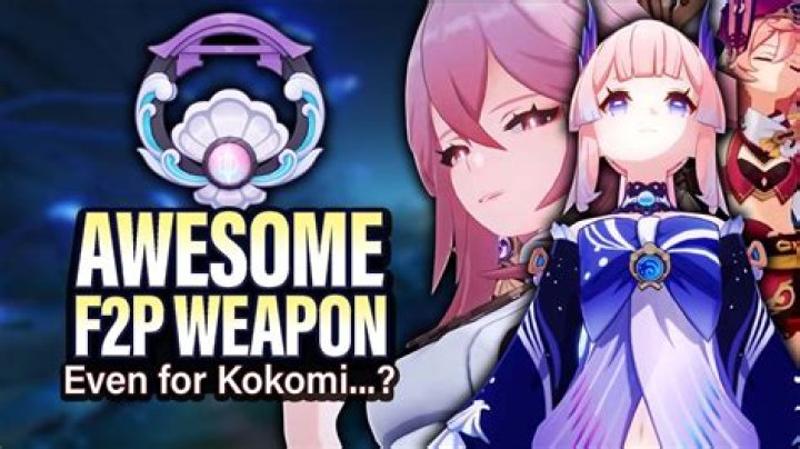Is Oathsworn Eye a good weapon for Kokomi?