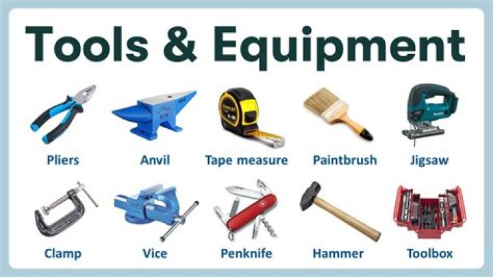 What are the tools equipment?