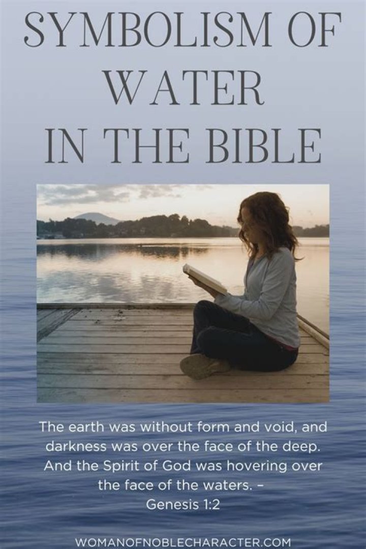 What does bread and water represent in the Bible?