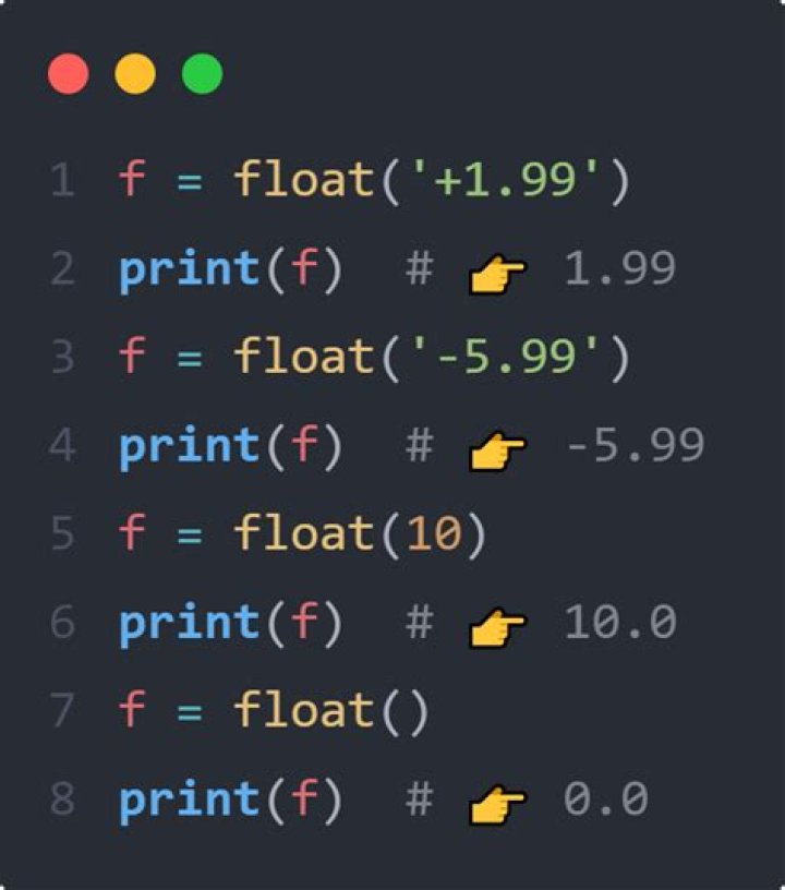 What is float and floor in Python?